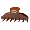 4 inch Banana Hair Claw Clips with brand（Brown）