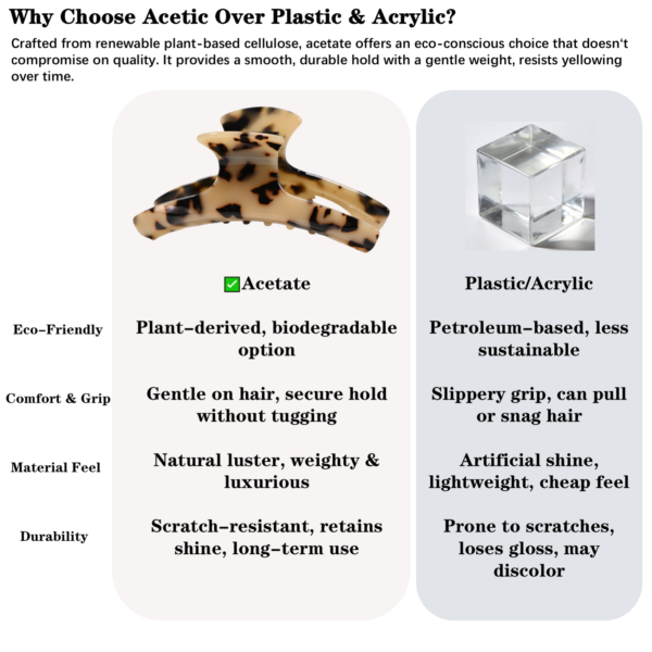 2PCS 4.7 inch Big Hair Claw Banana Clips (Tortoise)