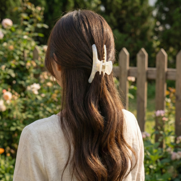 4.7 inch Big Hair Claw Banana Clips (Mermaid Color)