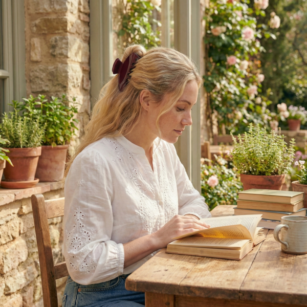 4 inch Banana Hair Claw Clips  (Wine Red)