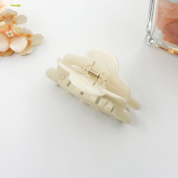 3 Inch Cloud Shape Hair Claw for Women (Milkcream)