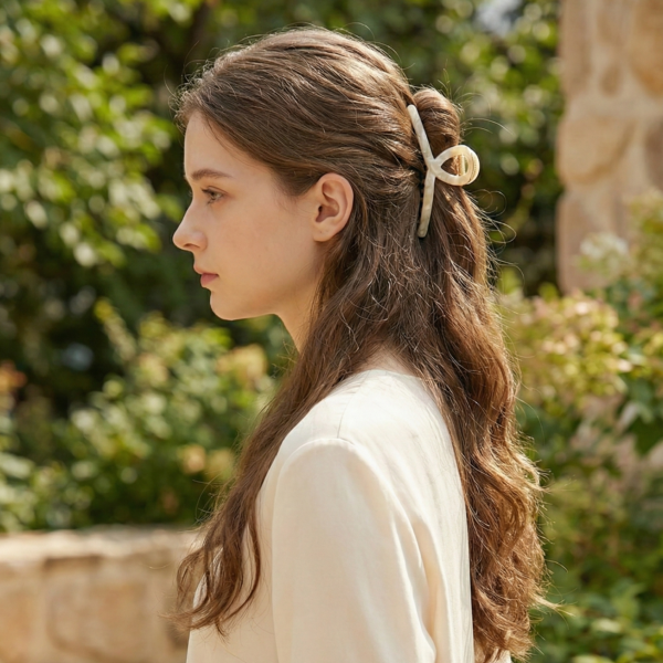 Acetate & Alloy 4.7" Large Hair Claw Clips (Mermaid & Tortoiseshell brown blue)