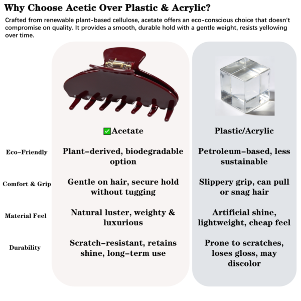 4 inch Banana Hair Claw Clips  (Wine Red)