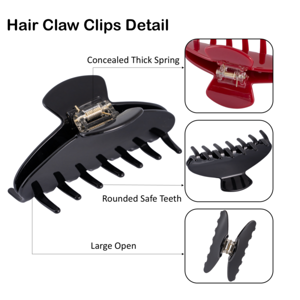 3 4 inch Banana Hair Claw Clips