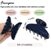 3 inch Banana Hair Claw Clips With Brand (Blueberry)
